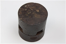 Circa 1860 Cast Iron Smooth Gutty Golf Ball Mold