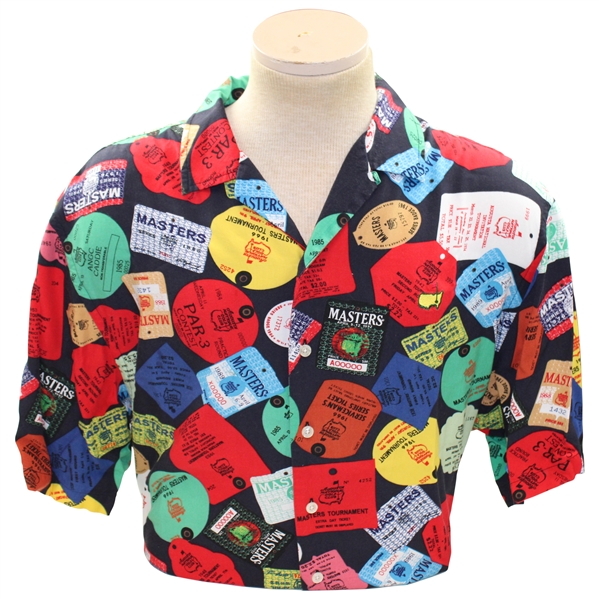 Masters Vintage SERIES Badges Camp Shirt Mens - Xl