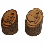 Augusta National Golf Club Unique Masters Tournament Logo Wood Bookends