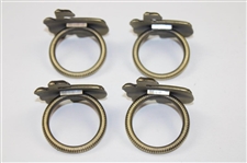 Augusta National Brass Members Napkin Holders Set of 4 - Rare