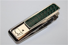 2007 Augusta National GC Masters Tournament Gift - Alligator Skin Money Clip in Box