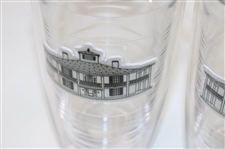 Four (4) 16oz Augusta National Golf Club Clubhouse Tervis Tumblers