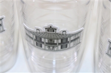 Four (4) 16oz Augusta National Golf Club Clubhouse Tervis Tumblers