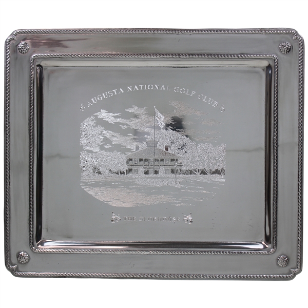 Augusta National Golf Club The Clubhouse Juliska Pewter Tray - Employee Gift