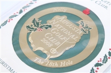 2008 Augusta National Golf Club Holly The 18th Hole Christmas Ornament in Original Package