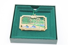 2015 Augusta National Golf Club Hogan Bridge/12th Green Christmas Ornament w/Box