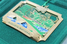 2015 Augusta National Golf Club Hogan Bridge/12th Green Christmas Ornament w/Box