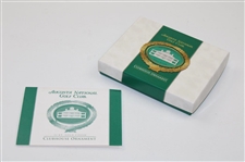 Augusta National Golf Club 24 Karat Gold Finish Clubhouse Christmas Ornament w/Box