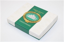 Augusta National Golf Club 24 Karat Gold Finish Clubhouse Christmas Ornament w/Box