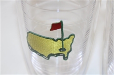 Four (4) Masters Tournament Logo 16oz Tervis Tumblers