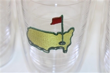 Four (4) Masters Tournament Logo 16oz Tervis Tumblers