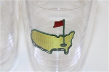 Four (4) Masters Tournament Logo 16oz Tervis Tumblers