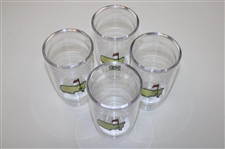 Four (4) Masters Tournament Logo 16oz Tervis Tumblers