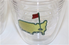 Four (4) Masters Tournament Logo 12oz Tervis Tumblers 