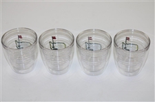 Four (4) Masters Tournament Logo 12oz Tervis Tumblers 