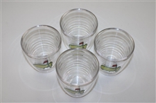 Four (4) Masters Tournament Logo 12oz Tervis Tumblers 
