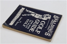 1922 'Spaldings Athletic Library' Vol. 1 No. 10 Book by James Braid 