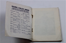 1922 'Spaldings Athletic Library' Vol. 1 No. 10 Book by James Braid 