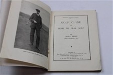 1922 'Spaldings Athletic Library' Vol. 1 No. 10 Book by James Braid 