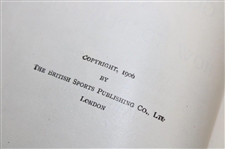 1922 'Spaldings Athletic Library' Vol. 1 No. 10 Book by James Braid 