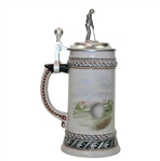 Domex Fine German Pewter Golf Themed Tankard