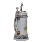 Domex Fine German Pewter Golf Themed Tankard