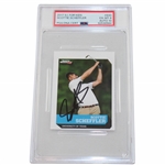 Scottie Scheffler Signed Rookie 2017 S.I for Kids Golf Card PSA/DNA AUTO 10 EX-MT 6
