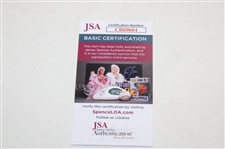 Tom Watson Signed 2023 Masters Flag w/Years Won & 'All My Best' JSA #CB9604