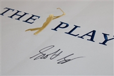 Scottie Scheffler Signed Undated The Players Flag JSA #CB69612
