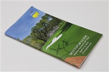 Adam Scott & Patrick Reed Signed 2013 Masters Spectator Guide JSA ALOA