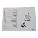 Ludvig Aberg Signed Augusta National Scorecard JSA #CB69595