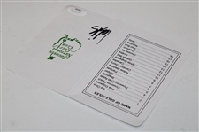 Ludvig Aberg Signed Augusta National Scorecard JSA #CB69595