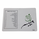 Jim Nantz Signed Augusta National Scorecard JSA #CB69596