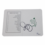 Rory McIlroy Signed Augusta National Scorecard JSA #I34607