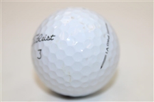 Ludvig Aberg Signed Titleist Golf Ball JSA #CB69618