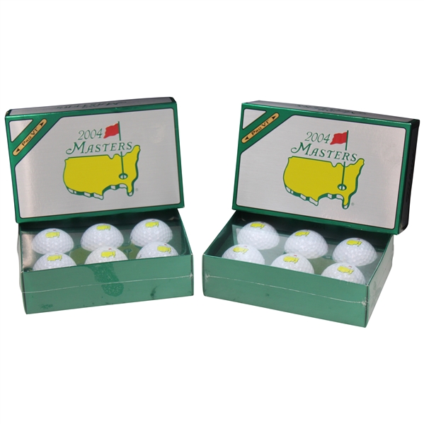 Two (2) Boxes of 2004 Masters Logo Pro V1 Golf Balls