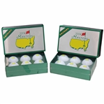 Two (2) Boxes of 2004 Masters Logo Pro V1 Golf Balls