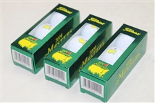 Three (3) Sleeves of 2004 Masters Logo Titleist Golf Balls