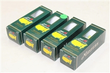 Four (4) Sleeves of 2001 & 2000 Masters Logo Slazenger Golf Balls