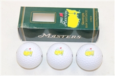 Four (4) Sleeves of 2001 & 2000 Masters Logo Slazenger Golf Balls
