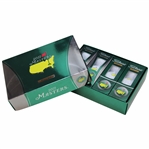 2012 Masters Logo Titleist Pro V1 Dozen Golf Ball Box w/Two (2) Sleeves Each for 2010 & 2012