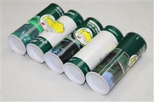 Five (5) Tubes of Masters Logo Strata & Top-Flite Golf Balls - 2000 & 2001