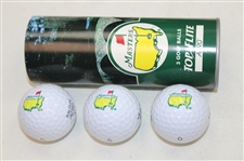 Five (5) Tubes of Masters Logo Strata & Top-Flite Golf Balls - 2000 & 2001