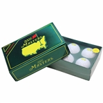 2005 Masters Logo Titleist Pro-V1 Golf Balls in Box - Six (6)