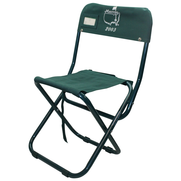 2003 Masters Tournament Green Foldable Chair