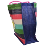 Masters Tournament Logo Striped Canvas Tote Bag
