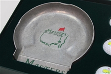 Masters Pewter Cup in Box With Three (3) Masters Logo Golf Balls