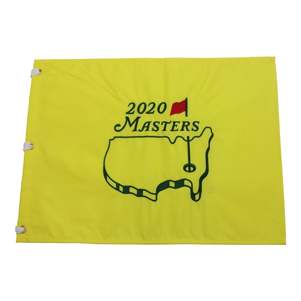 2020 Masters Tournament Embroidered Flag - Dustin Johnson Winner