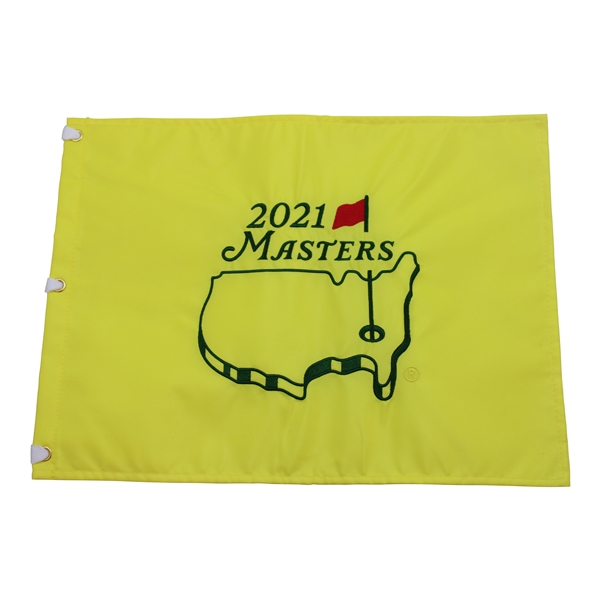 2021 Masters Tournament Embroidered Flag - Hideki Matsuyama Winner