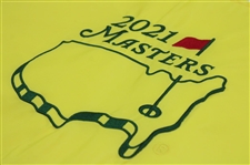 2021 Masters Tournament Embroidered Flag - Hideki Matsuyama Winner